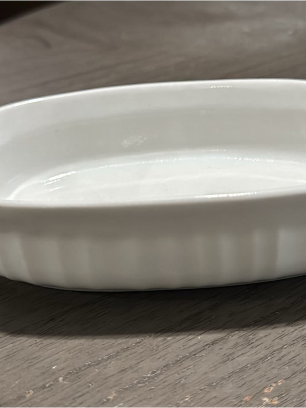 Corningware White Oval Ceramic Baking Dish French White